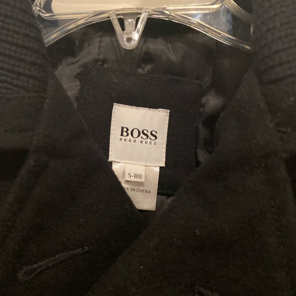 BNWOT Hugo Boss boys size 5 pea coat - Picture 2 of 12